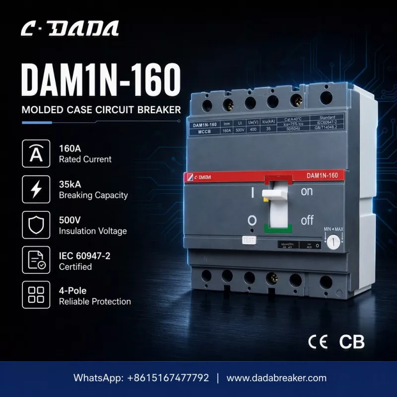 Idaabobo Itọkasi fun Awọn nẹtiwọki Iṣẹ: C·DADA DAM1N-160 MCCB