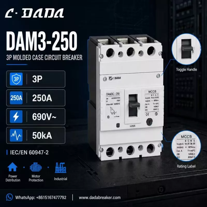 A Wulo Itọsọna to Molded Case Circuit Breakers